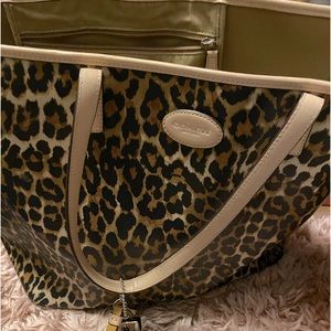 Leopard Print City Tote